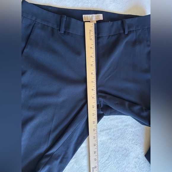 Michael Kors Classic Pants Size 8 Cropped Dark Blue - Picture 10 of 14